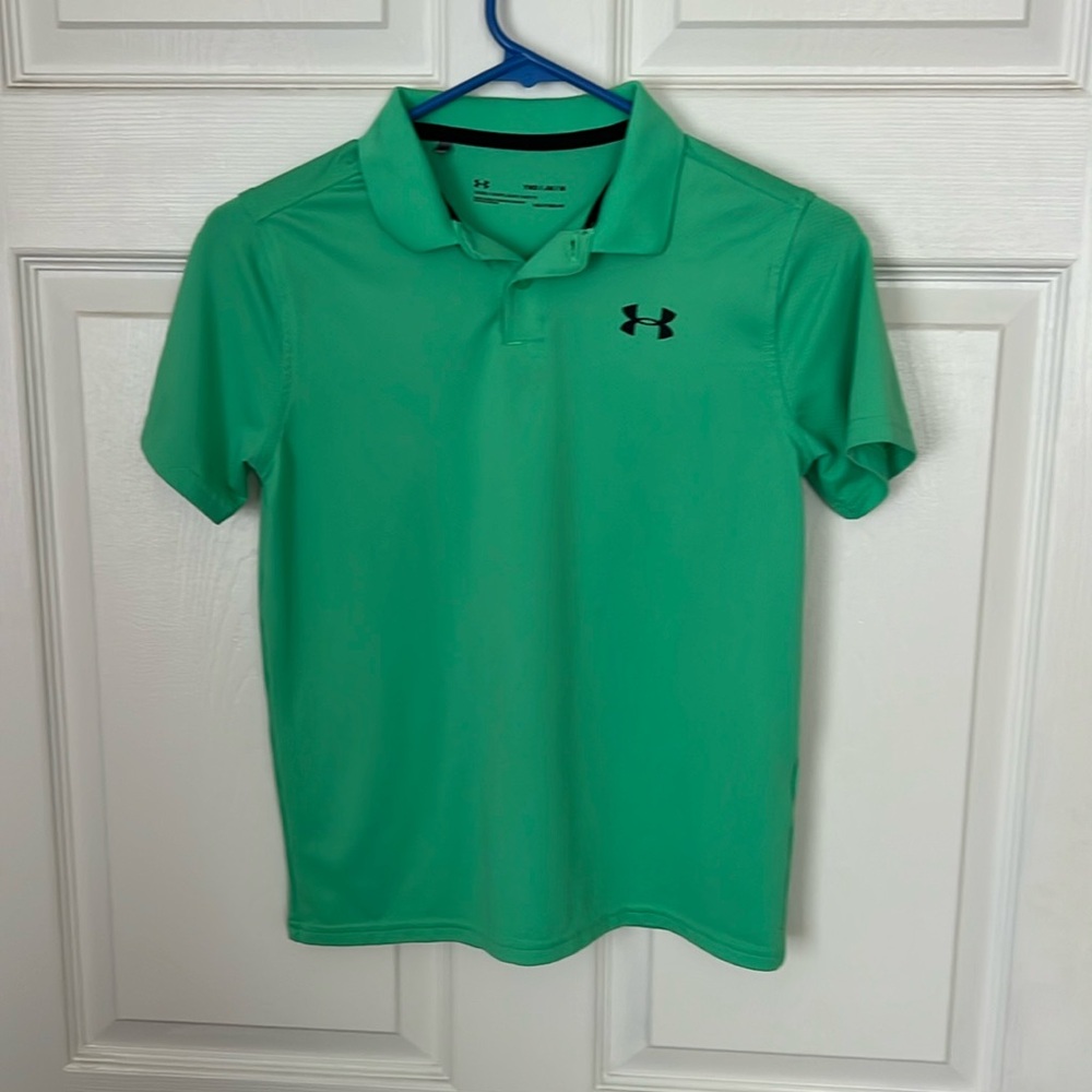 Under Armour Kids Green Polo Shirt